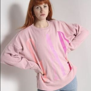 GAP pink logo sweatshirt